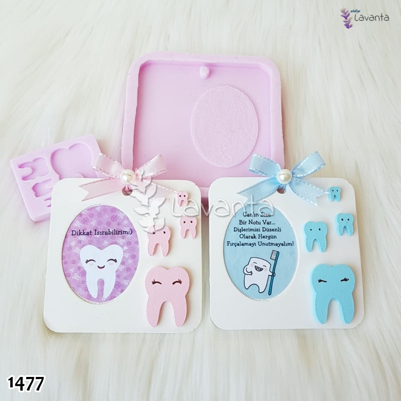 Diş Buğdayı Çerçeve Silikon Kalıbı