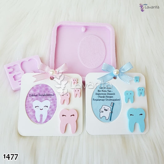 Diş Buğdayı Çerçeve Silikon Kalıbı