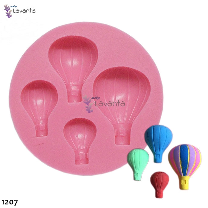 Dörtlü Uçan Balon Silikon Kalıbı