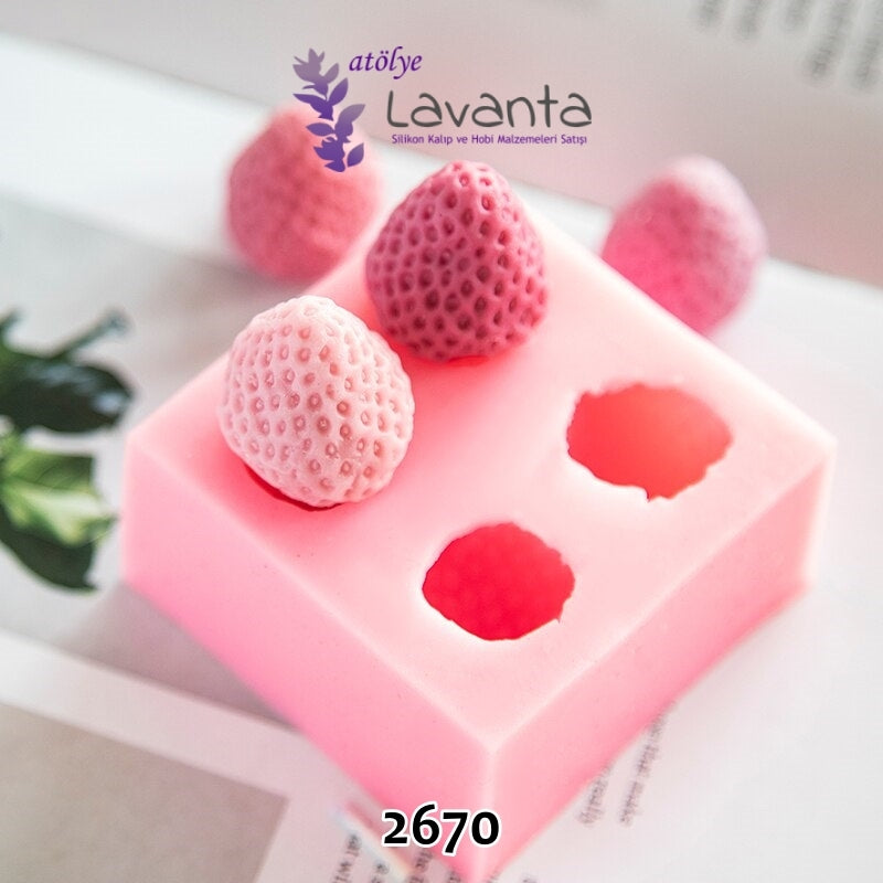 Dörtlü Çilek Kalıbı