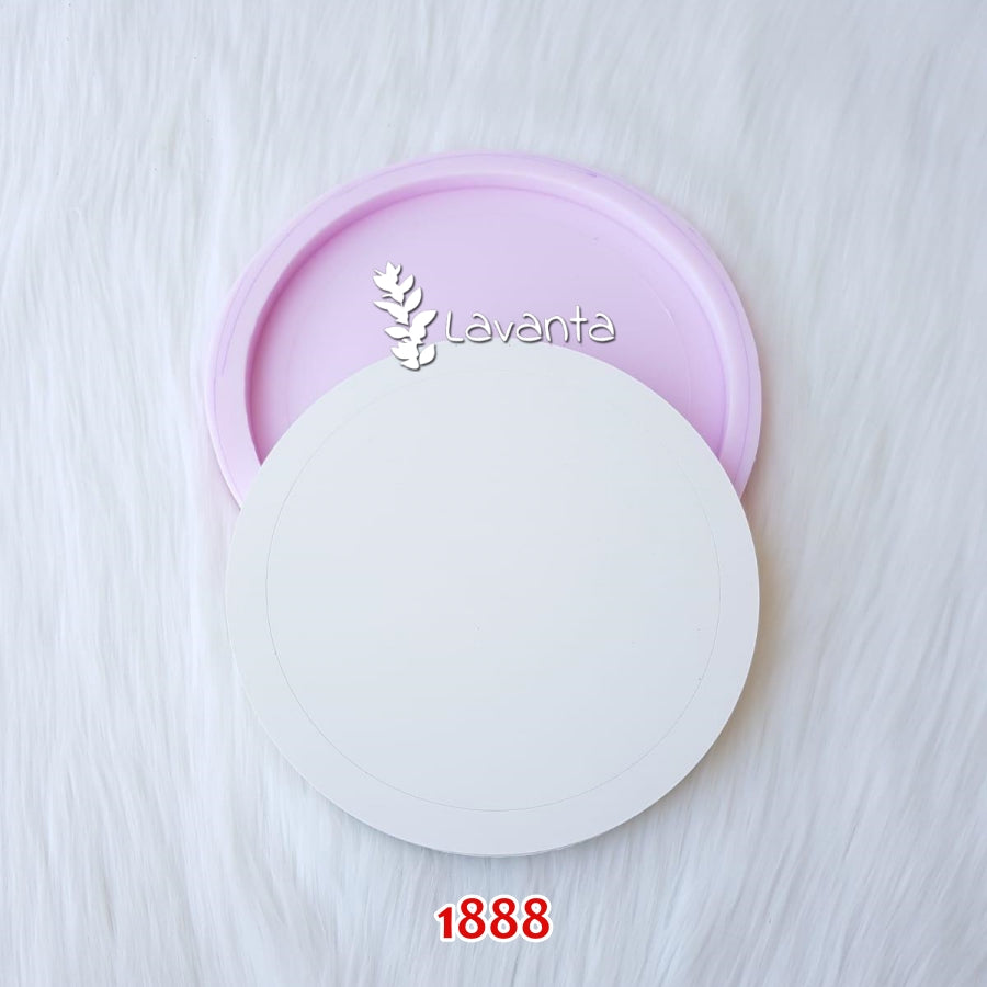 Düz Yuvarlak Pano Tabanlık Silikon Kalıbı