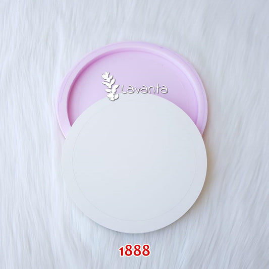 Düz Yuvarlak Pano Tabanlık Silikon Kalıbı