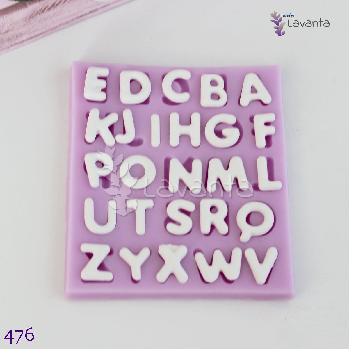 Düz Harfler Silikon Kalıbı