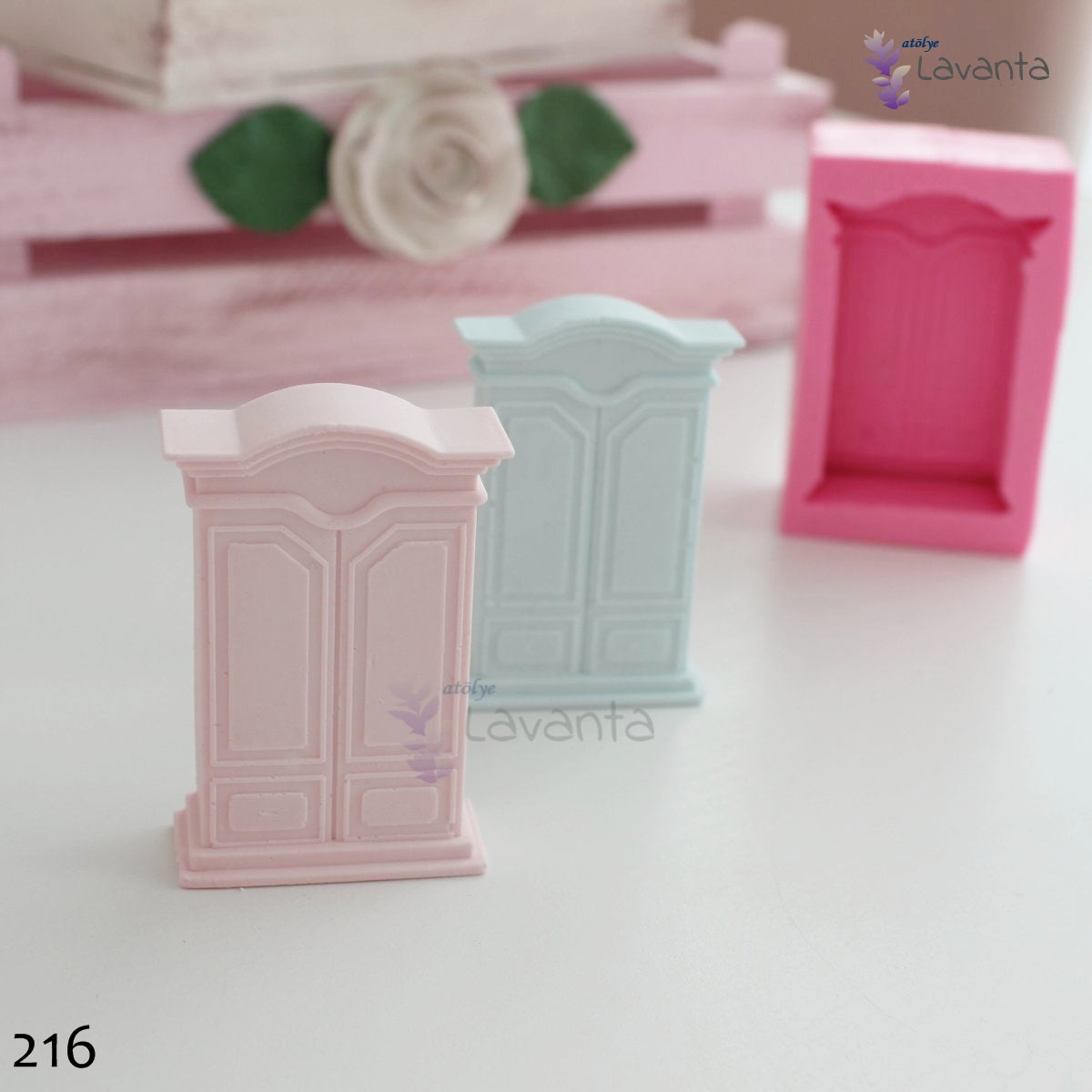 Elbise Dolabı Kokulu Taş Kalıbı