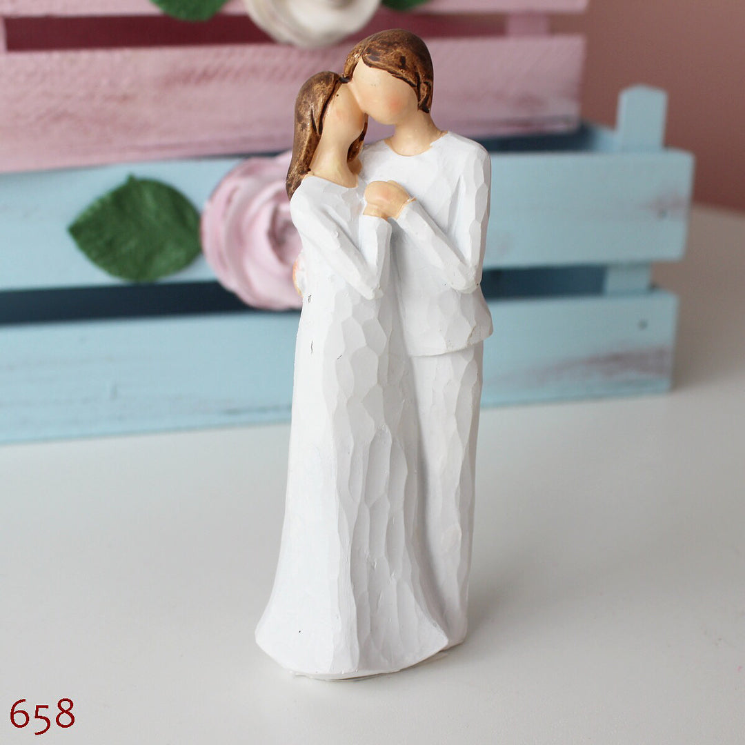 Elele Tutuşan Sevgililer Biblo Silikon Kalıbı