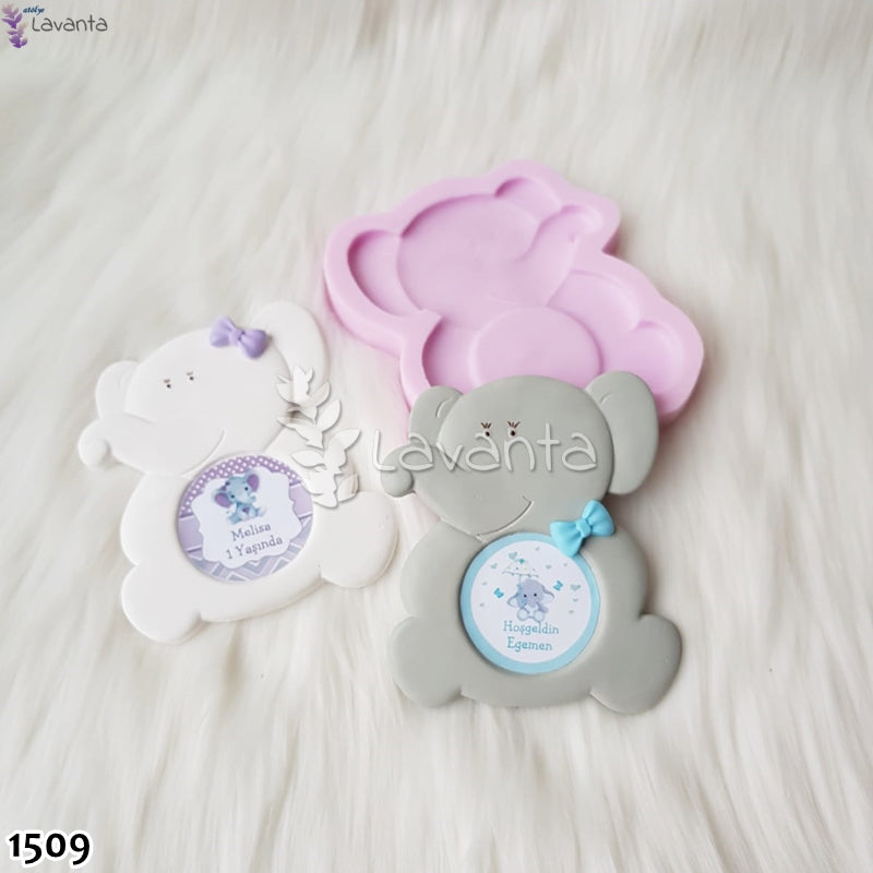 Filli Yuvarlak Çerçeve Silikon Kalıbı