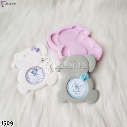 Filli Yuvarlak Çerçeve Silikon Kalıbı