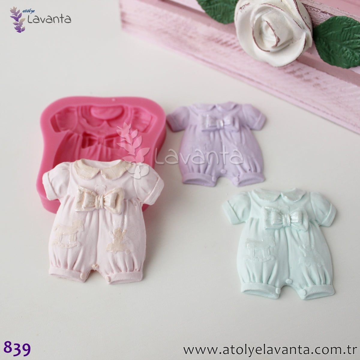 Fiyonklu Bebek Tulumu Silikon Kalıbı