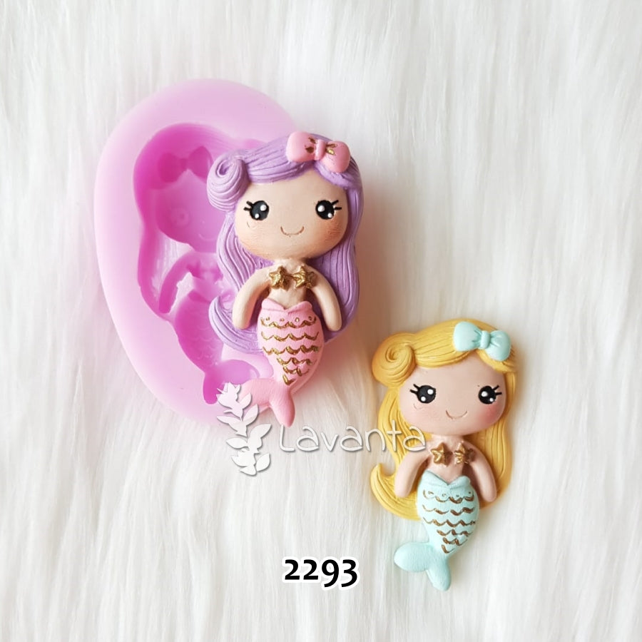 Fiyonklu Deniz Kızı Silikon Kalıbı