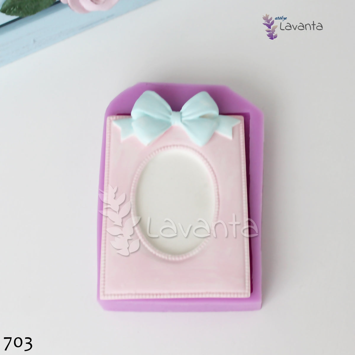 Fiyonklu Dikdörtgen Çerçeve Silikon Kalıbı