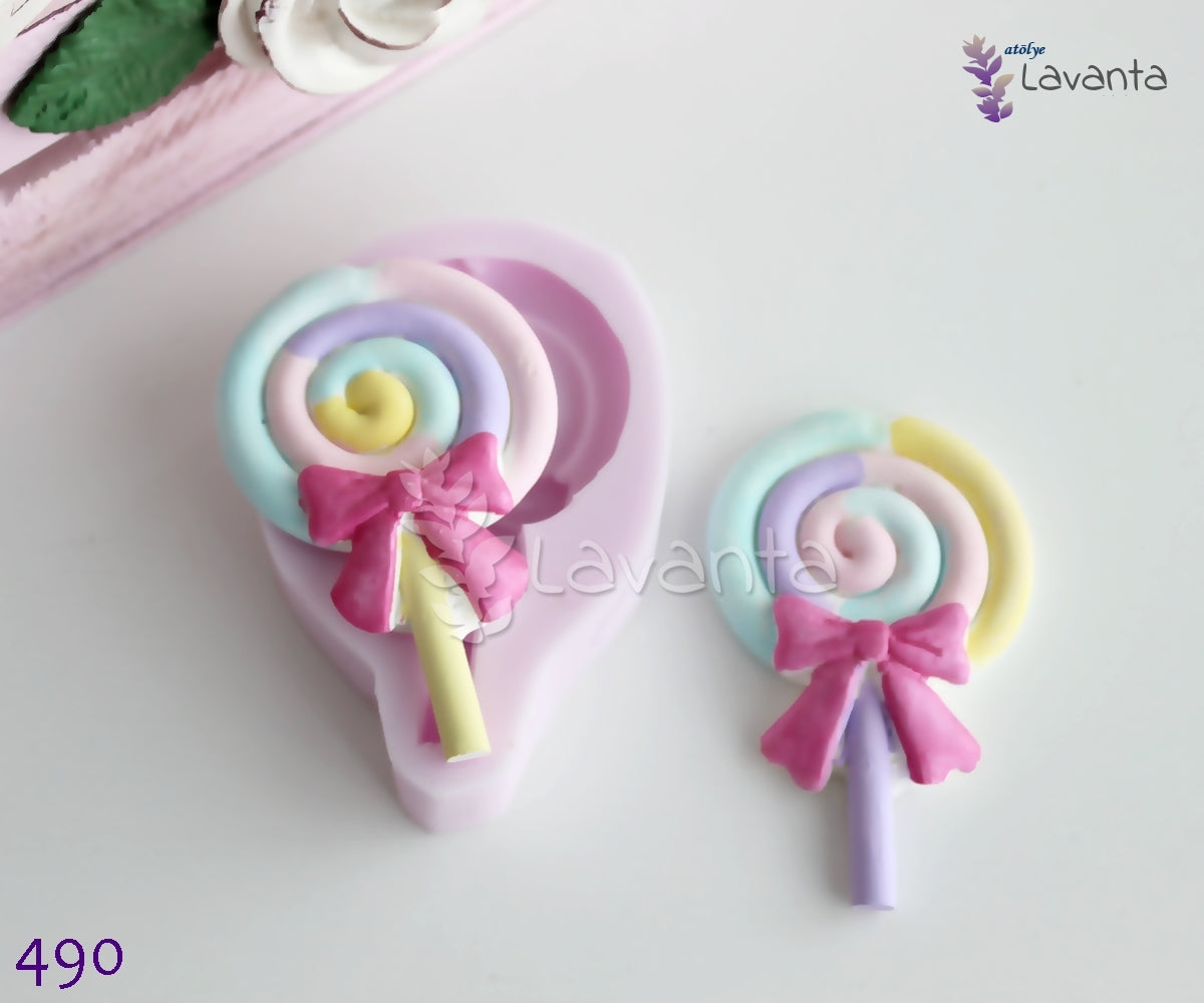 Fiyonklu Halka Şeker Silikon Kalıbı