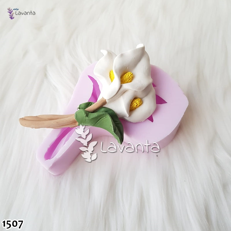 Gala Çiçeği Prizlik ve Pano Süsü Silikon Kalıbı