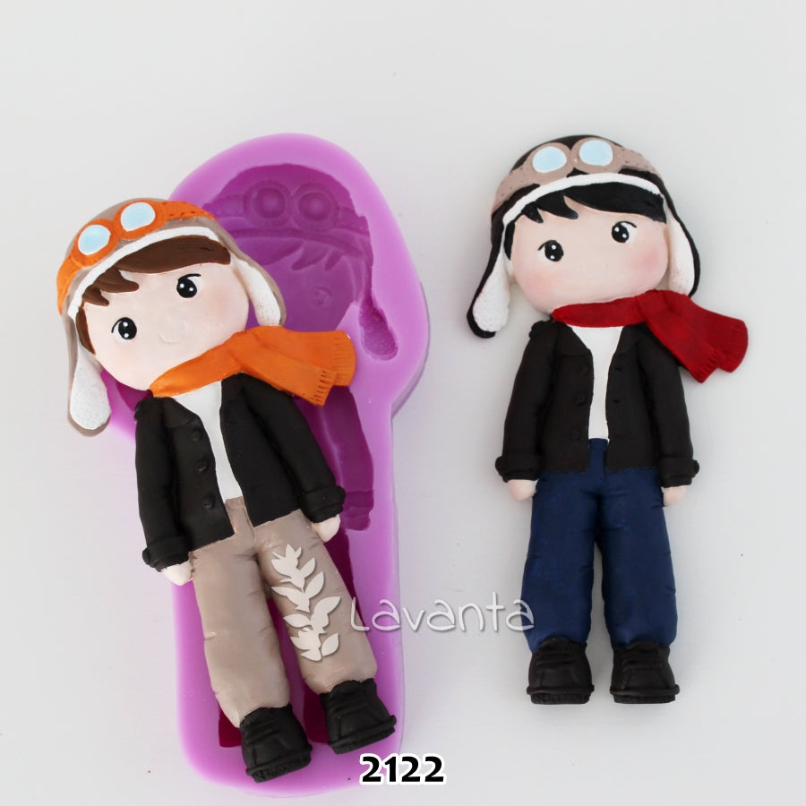 Genç Pilot Vecihi Silikon Kalıbı