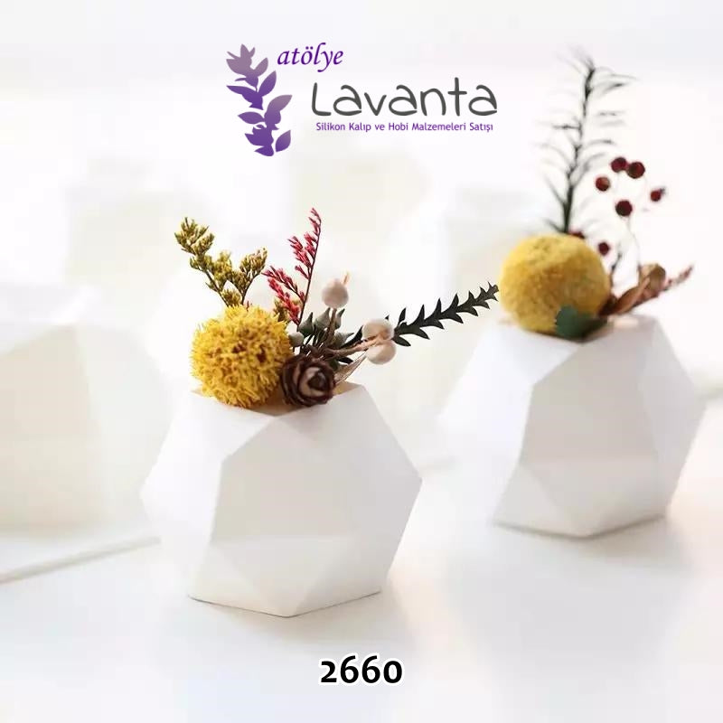 Geometrik Mum Kalıbı