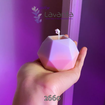 Geometrik Mum Kalıbı