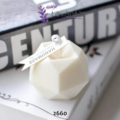 Geometrik Mum Kalıbı