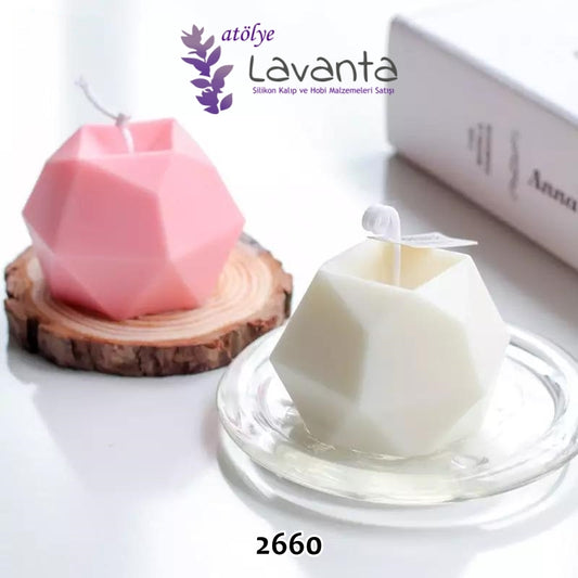 Geometrik Mum Kalıbı