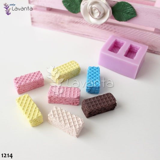 İkili Gofret Silikon Kalıbı