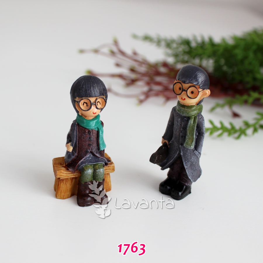 Gözlüklü Sevgililer Kokulu Taş Kalıbı