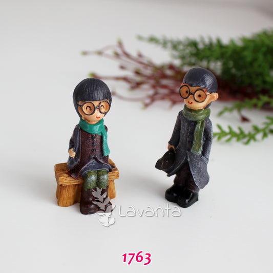 Gözlüklü Sevgililer Kokulu Taş Kalıbı