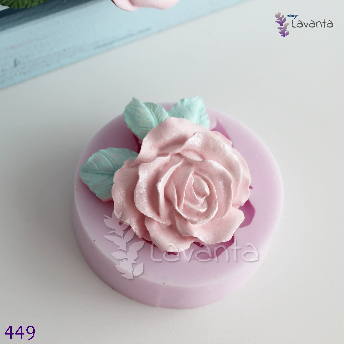 Gül Kokulu Taş Silikon Kalıbı