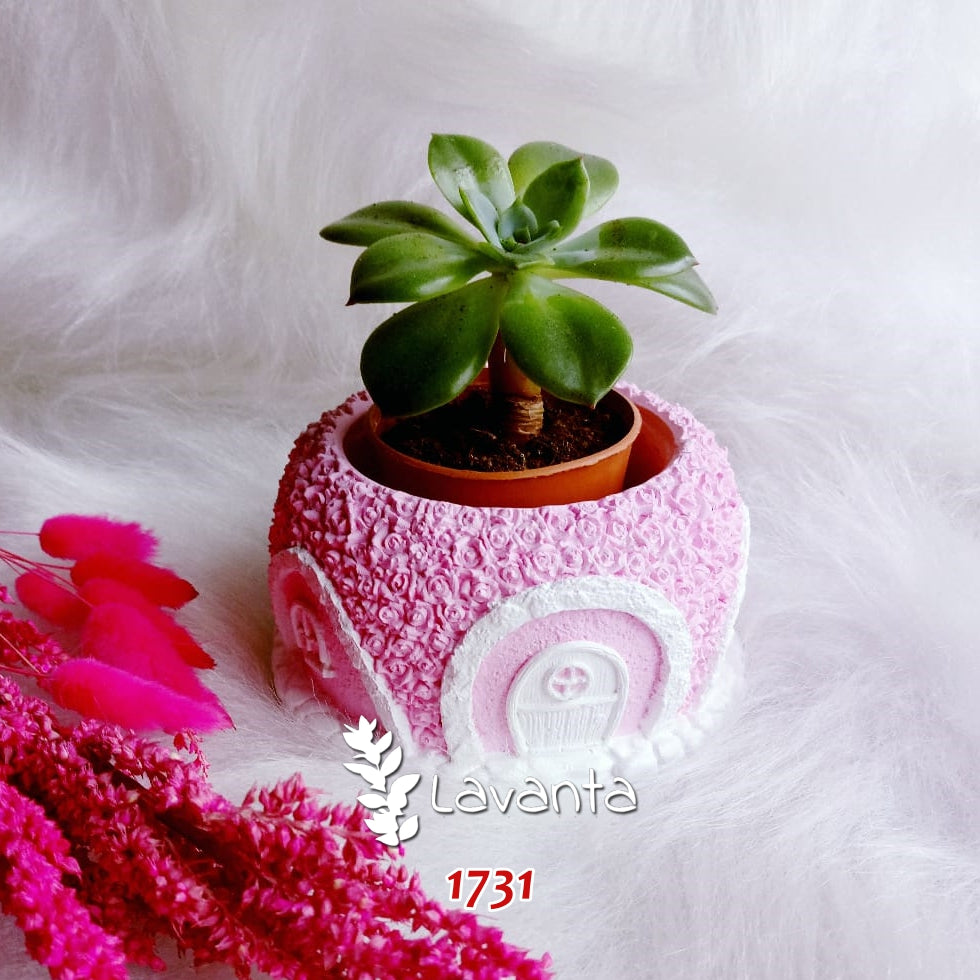 Gülden Ev Saksı Silikon Kalıbı