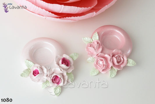 Güllü Mumluk Silikon Kalıbı