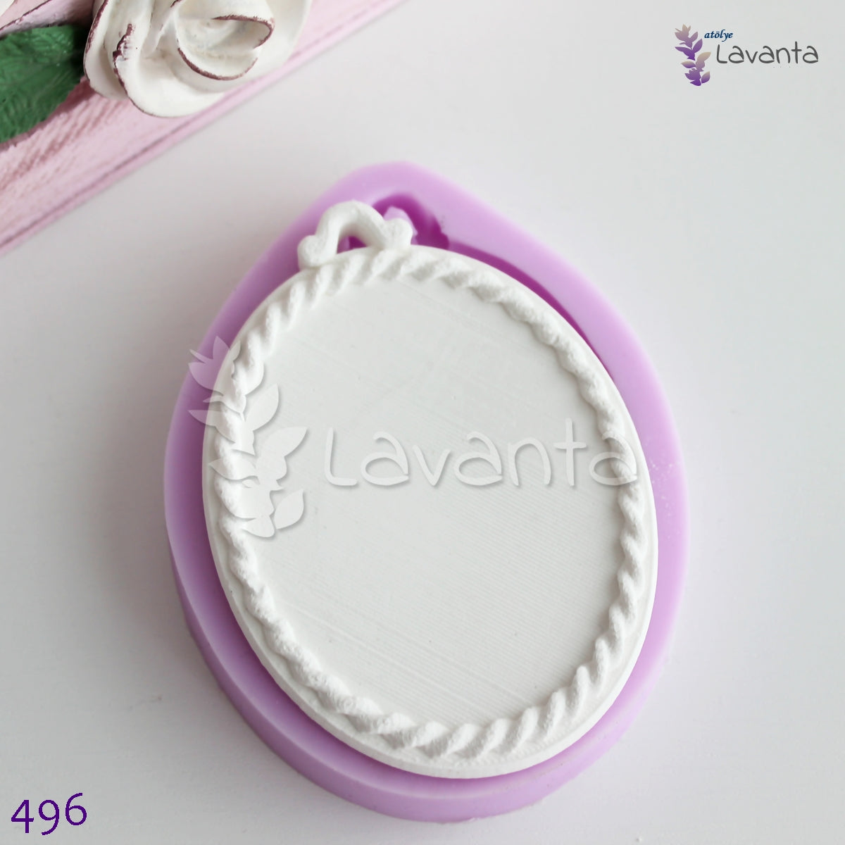 Halatlı Oval Tabanlık Silikon Kalıbı