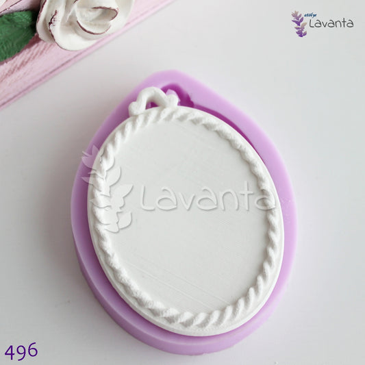 Halatlı Oval Tabanlık Silikon Kalıbı