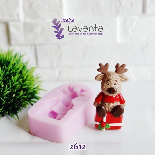 Hediye Paketli Geyik Kalıbı