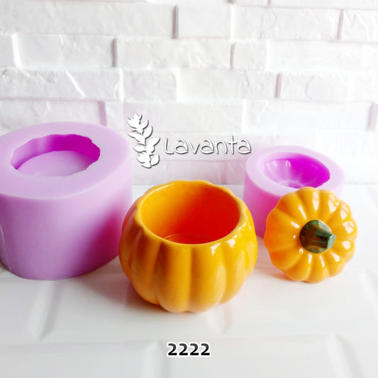 Kapaklı Kabak Saksı Silikon Kalıbı