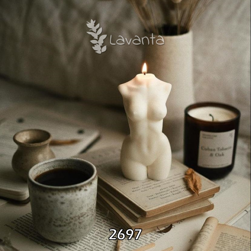 Kadın Silueti Mum Kalıbı