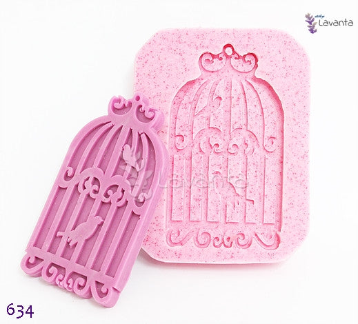 Kafesteki Kuşlar Silikon Kalıbı