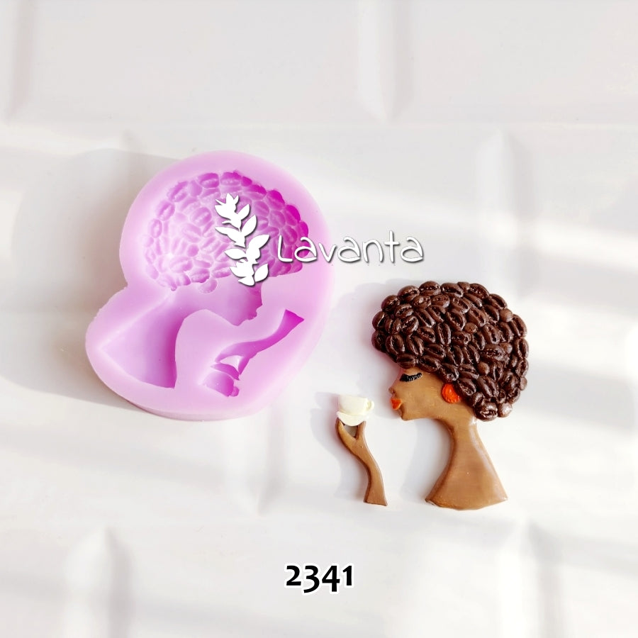 Kahveli Kadın Silikon Kalıbı