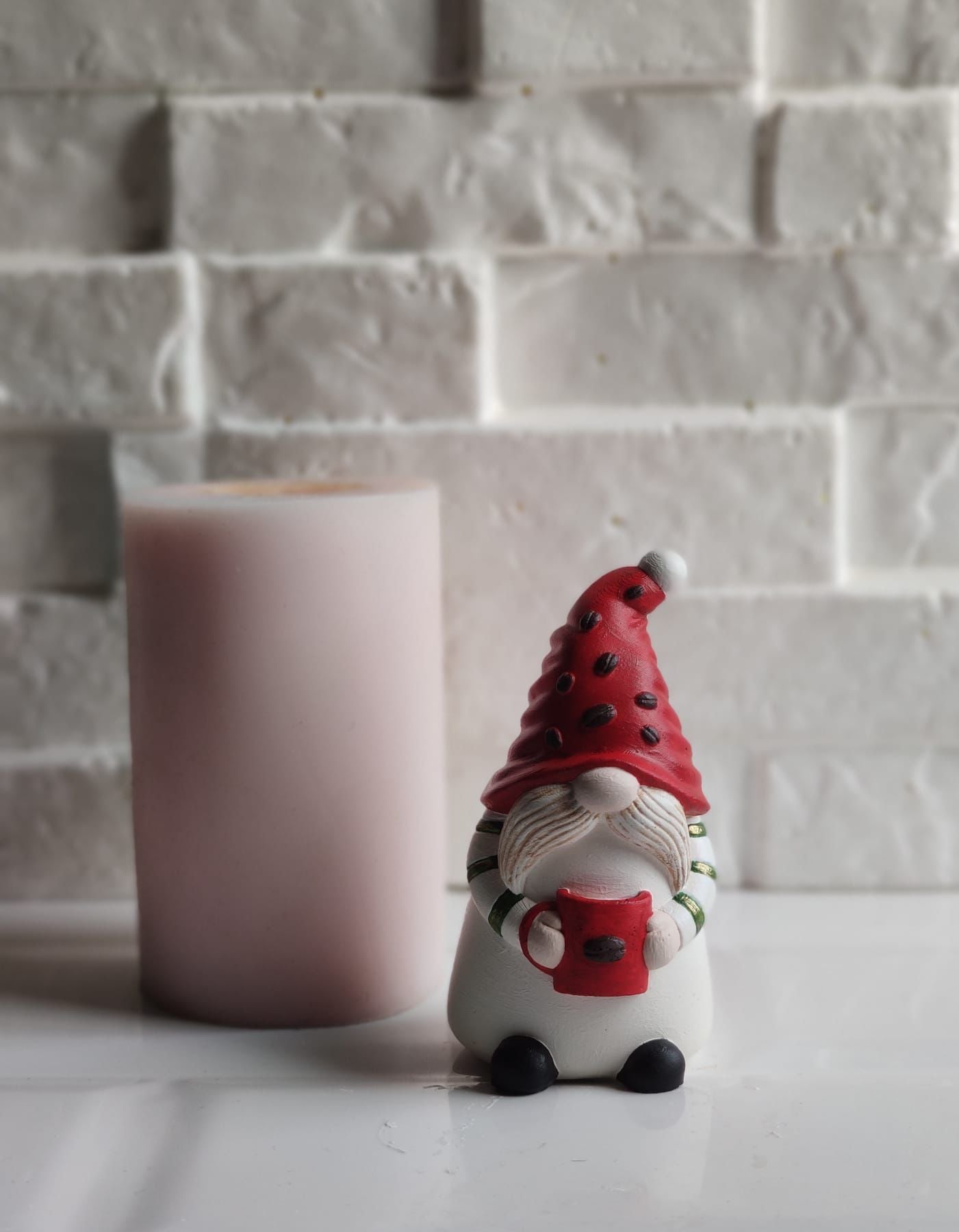 Kahveli Gnome Silikon Kalıbı
