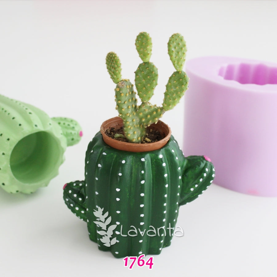 Kaktüs Saksı Silikon Kalıbı