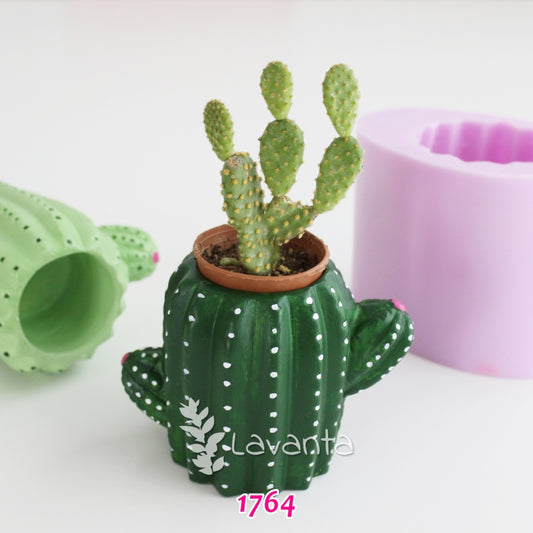 Kaktüs Saksı Silikon Kalıbı