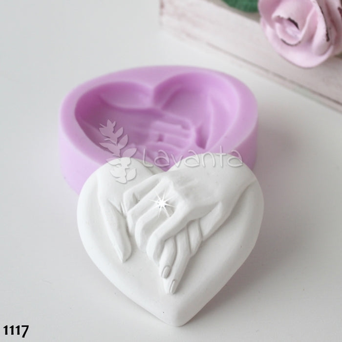 Kalp Alyans Silikon Kalıbı