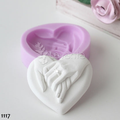 Kalp Alyans Silikon Kalıbı
