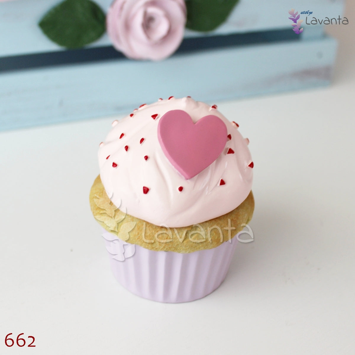 Kalpli Cupcake Kutu Silikon Kalıbı