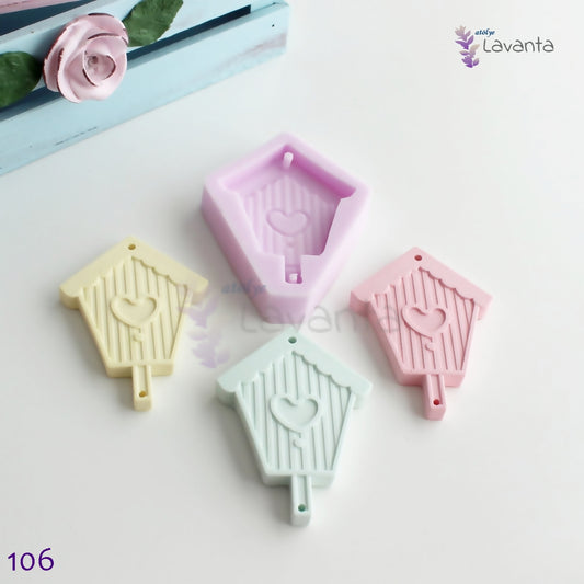 Kalpli Kuş Evi Silikon Kalıbı