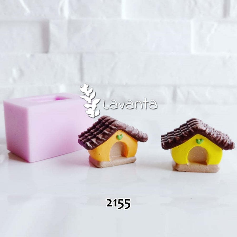 Kalpli Kuş Evi Saksı Dibi Süsü Kalıbı