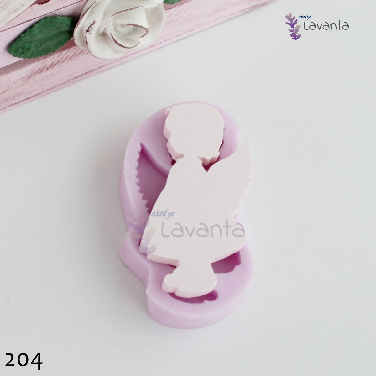 Kanatlı Kız Bebek Silikon Kalıbı