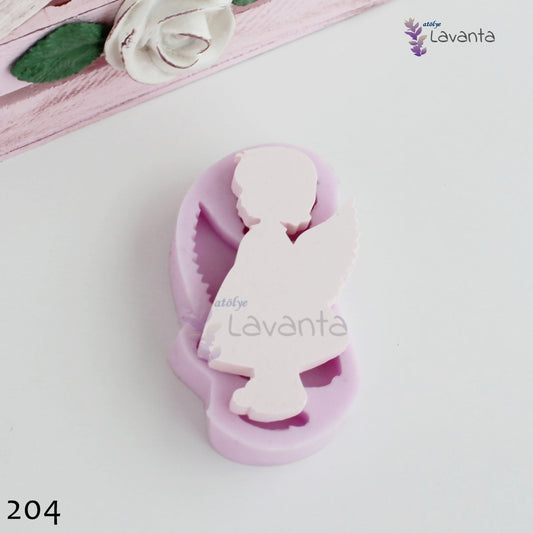 Kanatlı Kız Bebek Silikon Kalıbı