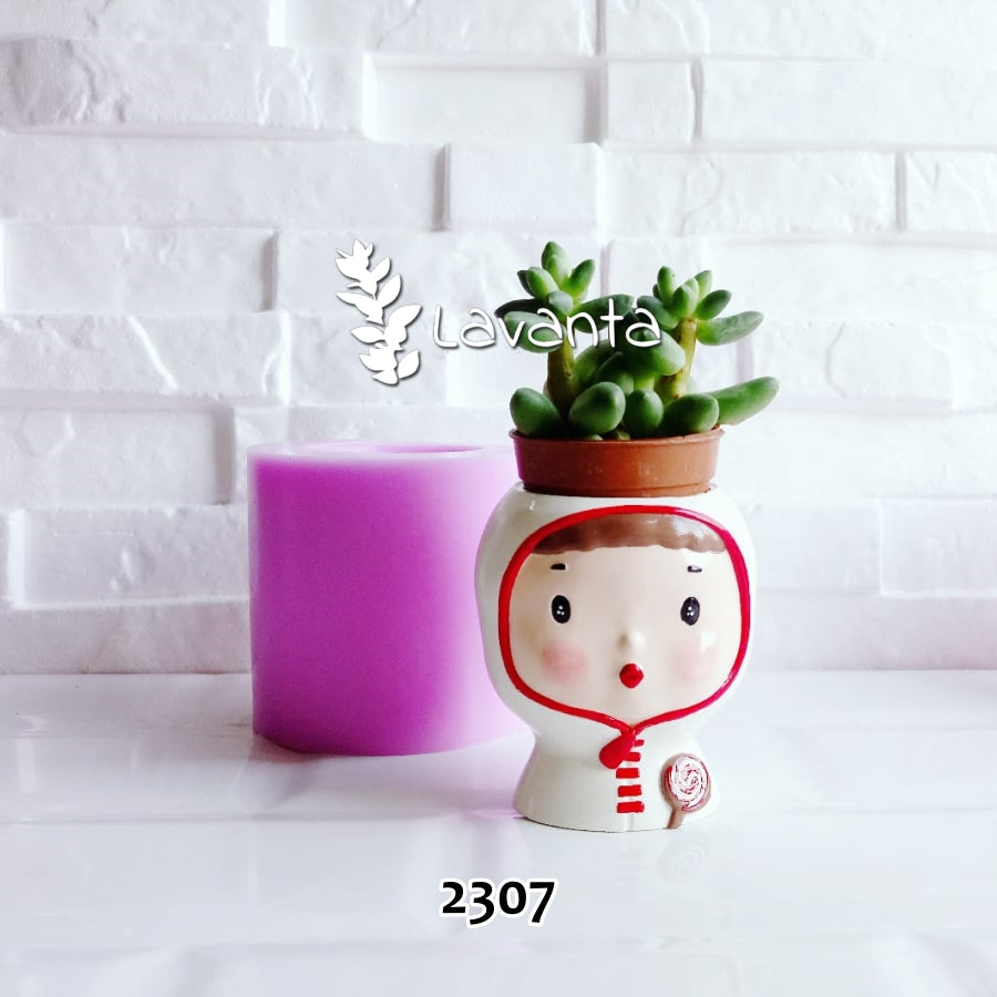 Kapüşonlu Erkek Saksı Kalıbı