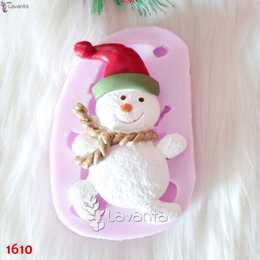 Kardan Adam Pano Kokulu Taş Silikon Kalıbı