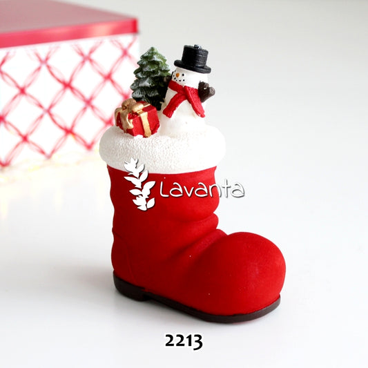 Kardan Adamlı Noel Çorabı Kalıbı