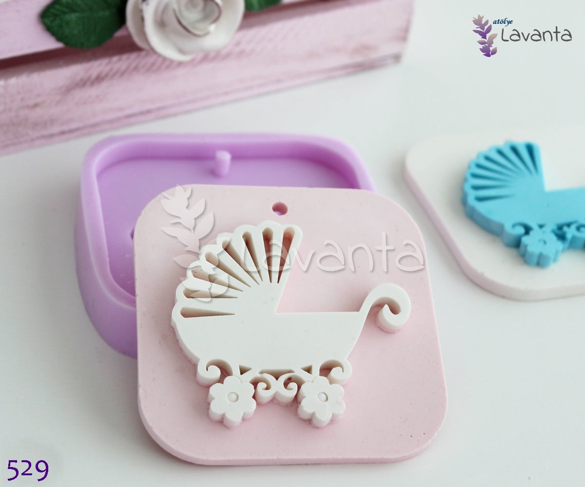 Kare Tabanlı Puset Silikon Kalıbı