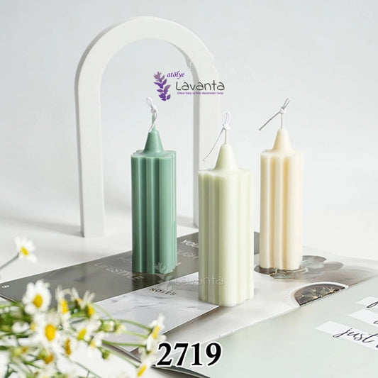 Kare Kalem Mum Kalıbı