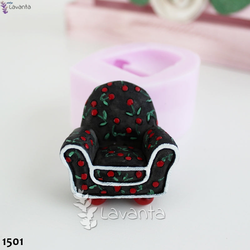 Kirazlı Berjer Koltuk Silikon Kalıbı